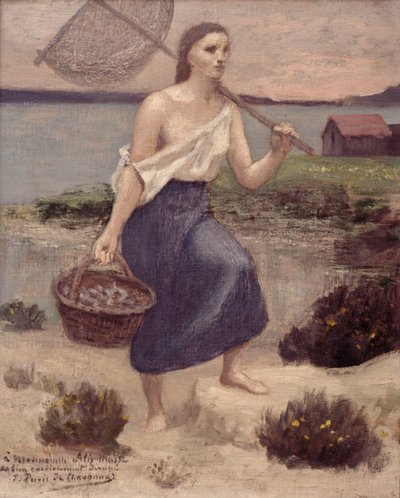 Die Fischerin von Pierre Puvis de Chavannes